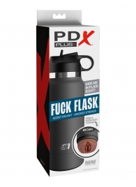 Смуглый мастурбатор-вагина в корпусе-бутылке F*ck Flask - Pipedream - в Петропавловске-Камчатском купить с доставкой