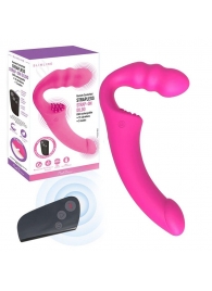 Розовый безремневой страпон Straples Strap-On Dildo - Erokay - купить с доставкой в Петропавловске-Камчатском