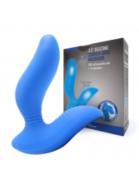 Синий вибромассажер простаты 3,5’’ Curve P-spot Massager - 12 см. - Erokay - в Петропавловске-Камчатском купить с доставкой