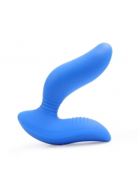 Синий вибромассажер простаты 3,5’’ Curve P-spot Massager - 12 см. - Erokay - в Петропавловске-Камчатском купить с доставкой