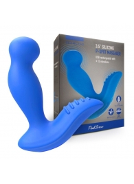 Синий вибромассажер простаты 3,5’’ P-spot Massager - 12,5 см. - Erokay - в Петропавловске-Камчатском купить с доставкой