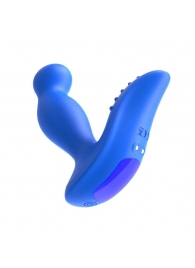Синий вибромассажер простаты 3,5’’ Remote Control P-spot Massager - 12,5 см. - Erokay - в Петропавловске-Камчатском купить с доставкой