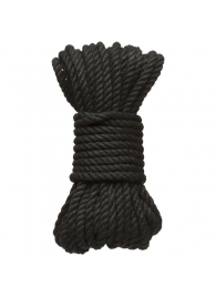 Черная верёвка для связывания и фиксации Bind Tie - 9,14 м. - Doc Johnson - купить с доставкой в Петропавловске-Камчатском