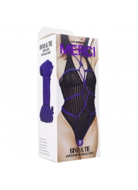 Фиолетовая верёвка для связывания и фиксации Bind Tie - 9,14 м. - Doc Johnson - купить с доставкой в Петропавловске-Камчатском