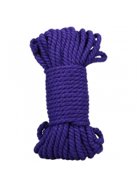 Фиолетовая верёвка для связывания и фиксации Bind Tie - 15,24 м. - Doc Johnson - купить с доставкой в Петропавловске-Камчатском