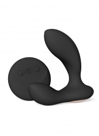Черный вибромассажер простаты с пультом ДУ Hugo 2 Remote - Lelo - в Петропавловске-Камчатском купить с доставкой