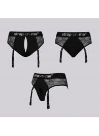Трусики для фиксации насадок Strap-on-me Harness Lingerie Diva XS - Strap-on-me - купить с доставкой в Петропавловске-Камчатском