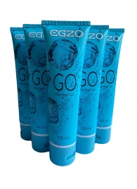 Набор из 5 пролонгирующих лубрикантов на водной основе Egzo Go (по 100 мл.) - EGZO - купить с доставкой в Петропавловске-Камчатском