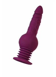 Фиолетовая мини-машина для секса Striker с пультом ДУ - 23,5 см. - ToyFa - купить с доставкой в Петропавловске-Камчатском