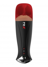 Мастурбатор-вагина в колбе с вибрацией Fuck-O-Matic Pro XL - Pipedream - в Петропавловске-Камчатском купить с доставкой