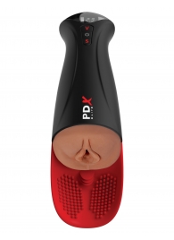 Мастурбатор-вагина в колбе с вибрацией Fuck-O-Matic Pro XL - Pipedream - в Петропавловске-Камчатском купить с доставкой