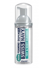 Очищающая пенка для игрушек и тела Toy   Body Cleaner Foamer - 47 мл. - Swiss navy - купить с доставкой в Петропавловске-Камчатском