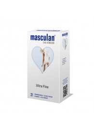Особо тонкие презервативы Masculan Ultra Fine - 21 шт. - Masculan - купить с доставкой в Петропавловске-Камчатском