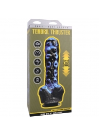 Черно-синяя мини-машина на присоске Tendril Thruster - 21,6 см. - Doc Johnson - купить с доставкой в Петропавловске-Камчатском
