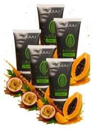 Набор из 5 съедобных лубрикантов JUJU со вкусом тропических фруктов - JuJu - купить с доставкой в Петропавловске-Камчатском