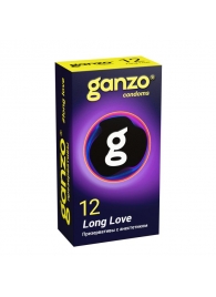 Презервативы с анестетиком для продления удовольствия Ganzo Long Love - 12 шт. - Ganzo - купить с доставкой в Петропавловске-Камчатском