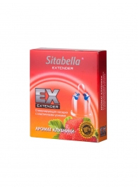 Стимулирующая насадка Sitabella Extender  Клубника - Sitabella - купить с доставкой в Петропавловске-Камчатском