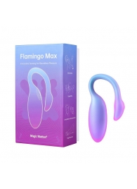Голубой вибратор Flamingo Max - Magic Motion