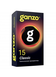 Классические презервативы с обильной смазкой Ganzo Classic - 15 шт. - Ganzo - купить с доставкой в Петропавловске-Камчатском