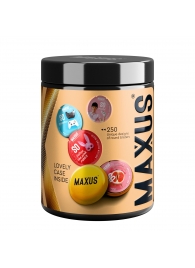Точечные презервативы MAXUS 2000 Amazing Dots с железным кейсом - 15 шт. - Maxus - купить с доставкой в Петропавловске-Камчатском
