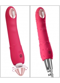 Малиновая насадка на душ с вибрацией Showers to orgasm - 20,1 см. - Orion - купить с доставкой в Петропавловске-Камчатском