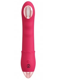Малиновая насадка на душ с вибрацией Showers to orgasm - 20,1 см. - Orion - купить с доставкой в Петропавловске-Камчатском