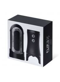 Набор Tenga Flip Zero Electronic Vibrotation: мастурбатор с вибрацией и устройство вращения - Tenga - в Петропавловске-Камчатском купить с доставкой