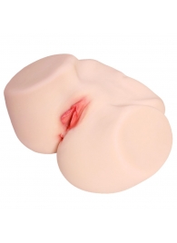 Мастурбатор-полуторс с двойным слоем материала Jenny Onahole Real Vagina - KOKOS - в Петропавловске-Камчатском купить с доставкой