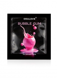 Саше съедобной оральной смазки OraLove с ароматом бабл-гам - 3 гр. - Биоритм - купить с доставкой в Петропавловске-Камчатском