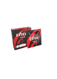 Презервативы с ароматом колы Expert Cola - 3 шт. - Expert - купить с доставкой в Петропавловске-Камчатском
