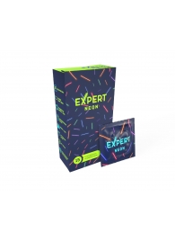 Светящиеся в темноте презервативы Expert Neon - 15 шт. - Expert - купить с доставкой в Петропавловске-Камчатском