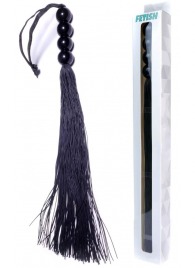 Черная силиконовая плеть - 37 см. - Boys of Toys - купить с доставкой в Петропавловске-Камчатском