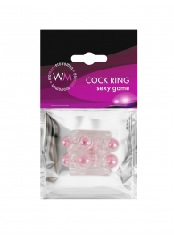 Прозрачная насадка на пенис с цветными шариками - Erowoman-Eroman - в Петропавловске-Камчатском купить с доставкой