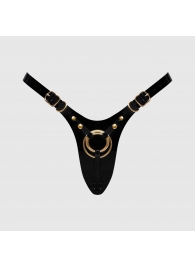 Черный пояс для фиксации насадок Strap-On-Me Leatherette Harness Fabulous - Strap-on-me - купить с доставкой в Петропавловске-Камчатском