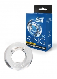Прозрачное эрекционное кольцо-бублик - Sex Expert - в Петропавловске-Камчатском купить с доставкой