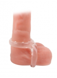 Прозрачное двойное эрекционное кольцо - Sex Expert - в Петропавловске-Камчатском купить с доставкой