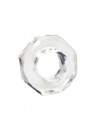 Прозрачное эрекционное кольцо в форме гайки - Sex Expert - в Петропавловске-Камчатском купить с доставкой