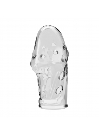 Прозрачная насадка на пенис Booker - 8 см. - Baile - в Петропавловске-Камчатском купить с доставкой