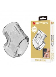 Прозрачная насадка на пенис и мошонку - Baile - в Петропавловске-Камчатском купить с доставкой