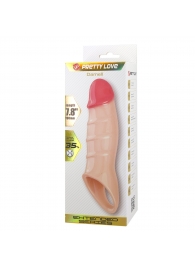 Телесная удлиняющая насадка на пенис Darnel - Baile - в Петропавловске-Камчатском купить с доставкой