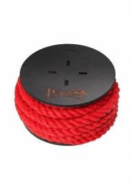 Красная веревка для шибари на катушке - 5 м. - Pecado - купить с доставкой в Петропавловске-Камчатском