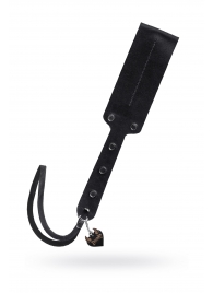 Черный кожаный пэддл - 32 см. - Pecado - купить с доставкой в Петропавловске-Камчатском