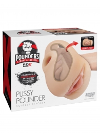Телесный мастурбатор-вагина Pussy Pounder Squeeze Stroker - Pipedream - в Петропавловске-Камчатском купить с доставкой