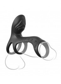 Черная насадка на пенис Ultimate Couples Cage Pro - Pipedream - в Петропавловске-Камчатском купить с доставкой