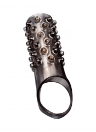 Дымчатая насадка на пенис с выпуклостями - 12 см. - Sex Expert - в Петропавловске-Камчатском купить с доставкой