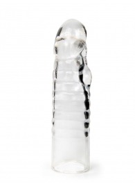 Прозрачная закрытая насадка на член - 15 см. - Sex Expert - в Петропавловске-Камчатском купить с доставкой