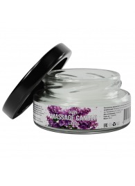 Массажная свеча «Сирень» - 50 мл. - SGAN - купить с доставкой в Петропавловске-Камчатском