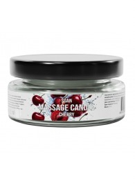 Массажная свеча «Спелая вишня» - 50 мл. - SGAN - купить с доставкой в Петропавловске-Камчатском