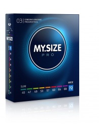Презервативы MY.SIZE размер 72 - 3 шт. - My.Size - купить с доставкой в Петропавловске-Камчатском