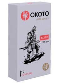 Точечные презервативы OKOTO Dotted - 12 шт. - Sitabella - купить с доставкой в Петропавловске-Камчатском